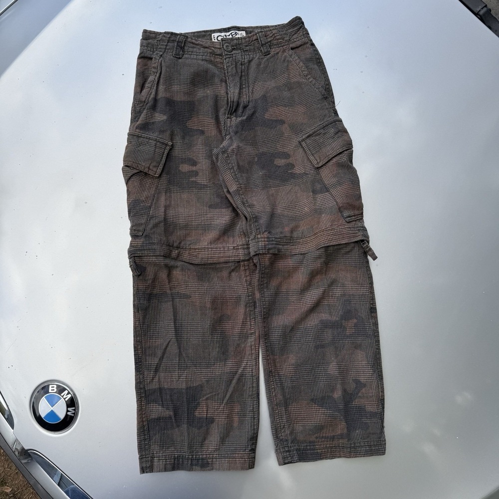 Vintage OTB Reg US plaid Camouflaged Zip Legged Pants Size Reg8